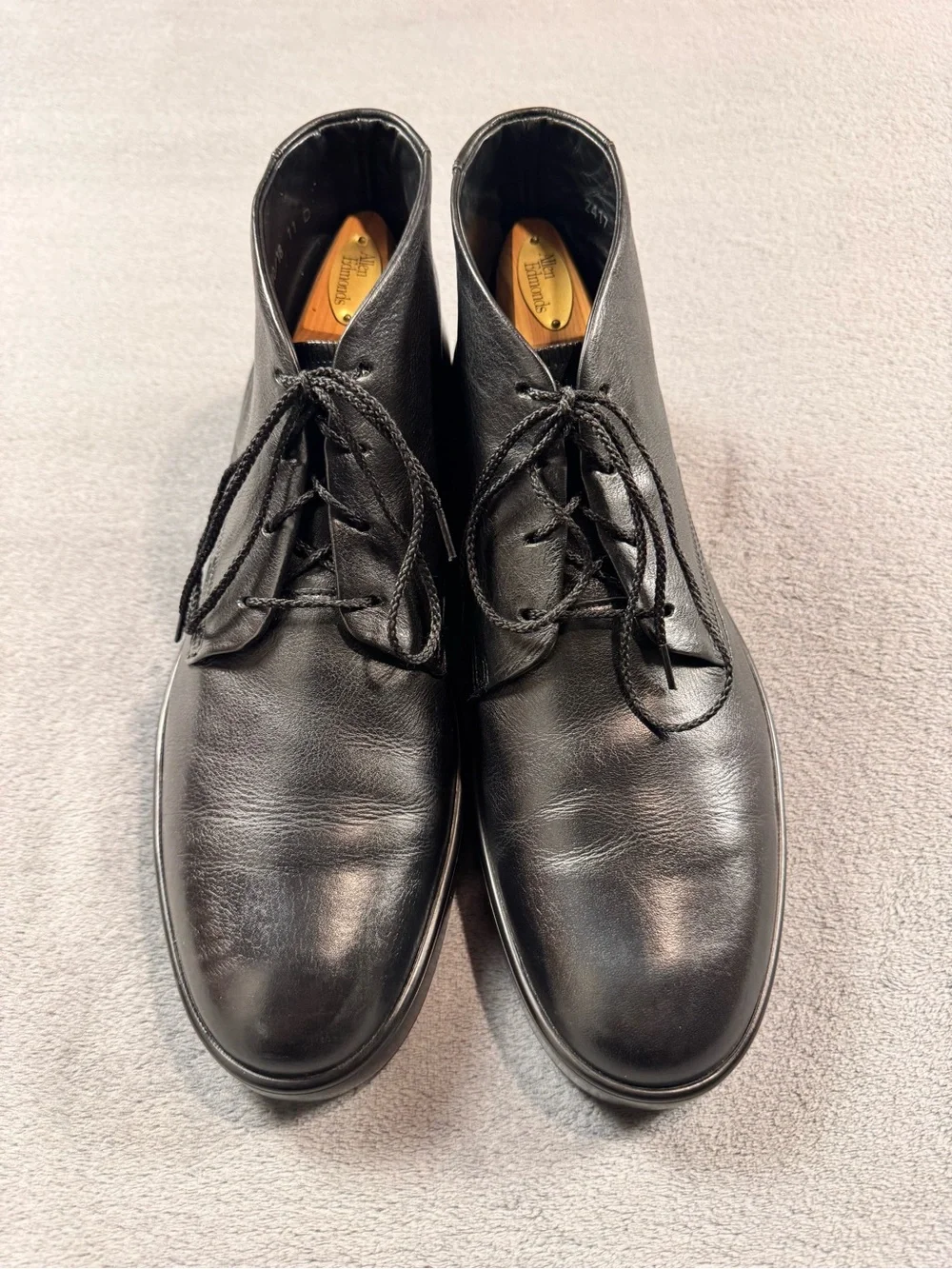 Allen Edmonds Driggs Black Leather Chukka Boots